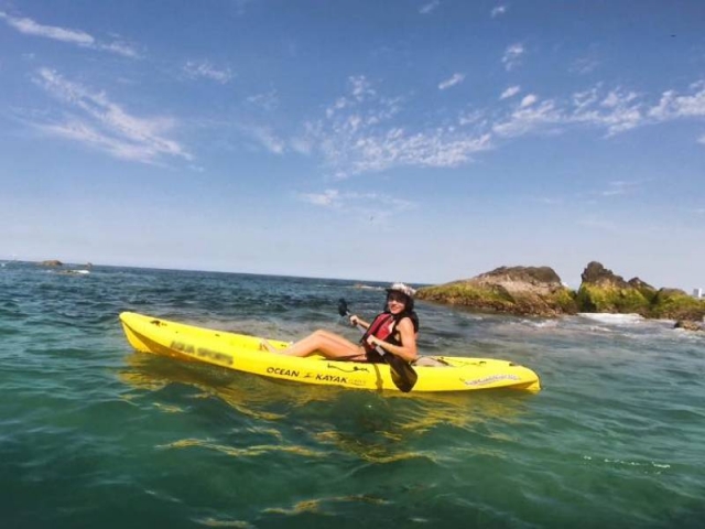 Kayak entre las islas