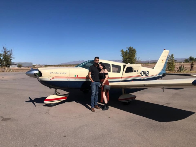Vuelo en avioneta en pareja por Chihuahua