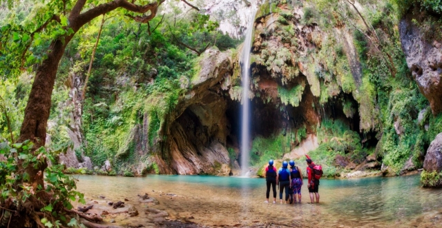 Caminando a la cascada
