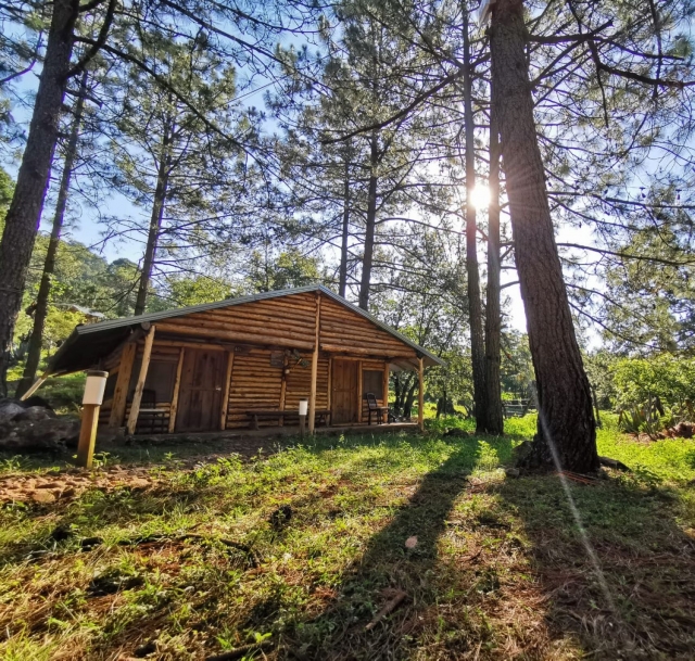 Cabaña dentro de la aldea