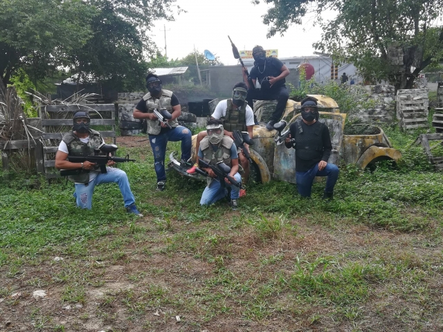 Equipo de paintball en Guerrero