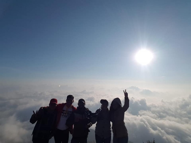 Llegando al punto más alto