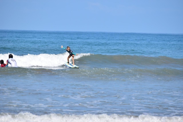 Aprendiendo a surfear