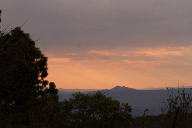 Atardecer en la sierra