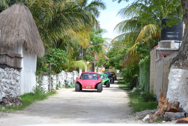 Conduciendo a la playa