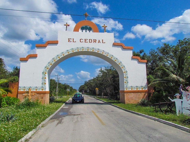 Llegando al pueblo