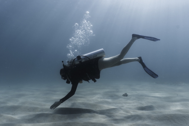 Buceo a poca profundidad