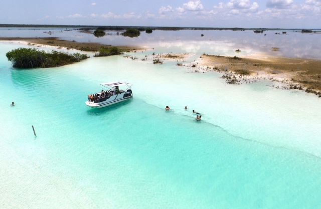 Conce las playas vírgenererererereres cerca de Bacalar