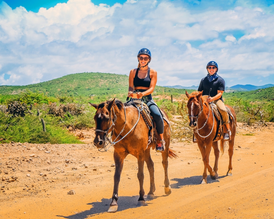 Recorrido a caballo por playa