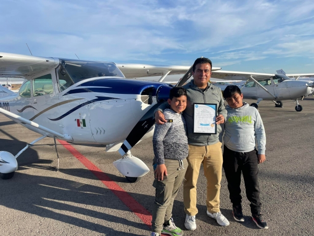 Pilotando en familia