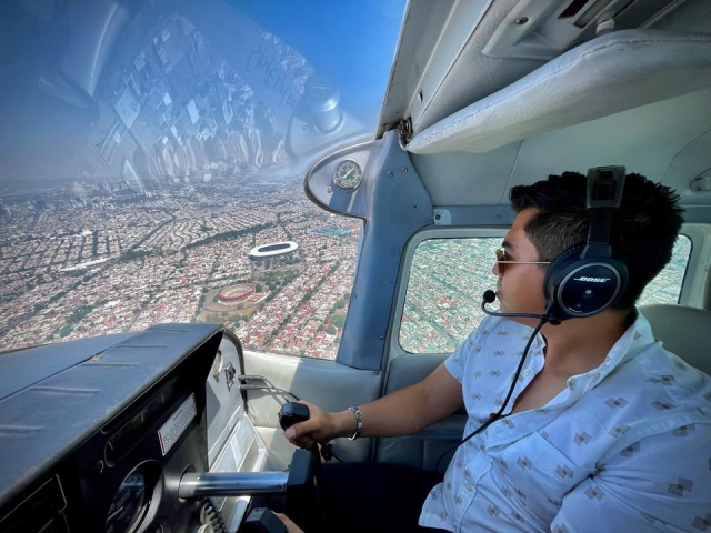 Aprendiendo a volar en avioneta