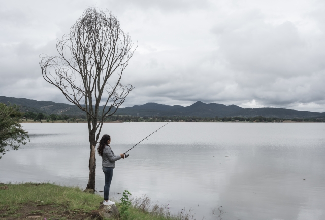 Disfrutando del río