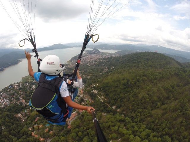 Paseando en parapente