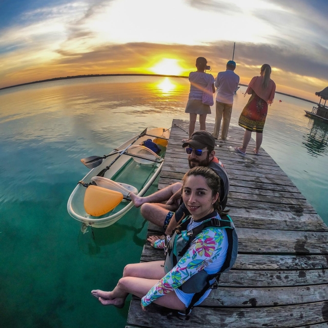 Apreciando la laguna