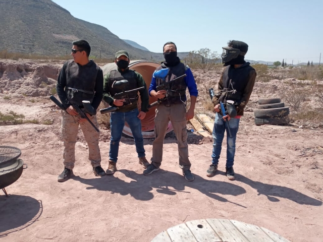 Disfrutando con amigos