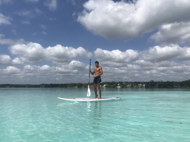 Paddte surf en la laguna