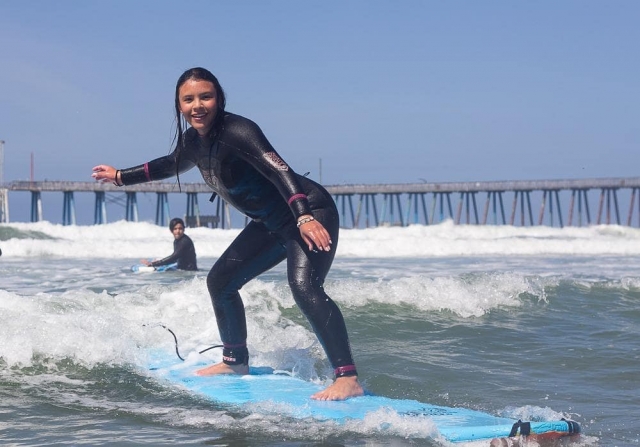 Aprendiendo a surfear