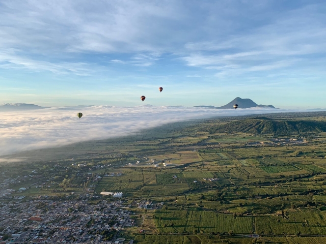 Volando sobre la ciudad