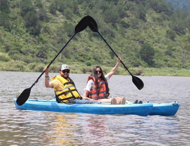 Remando en el pantano