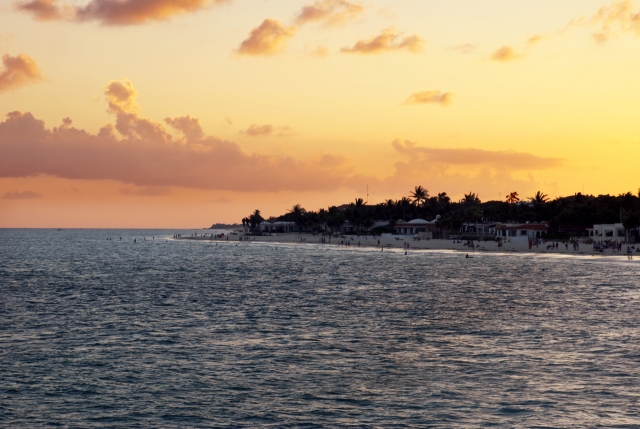 Atardecer en el caribe