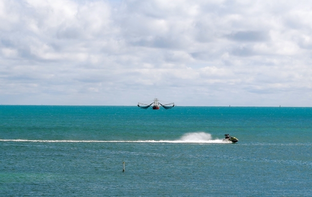 Motos de agua en el caribe