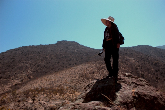 Caminando en la cima