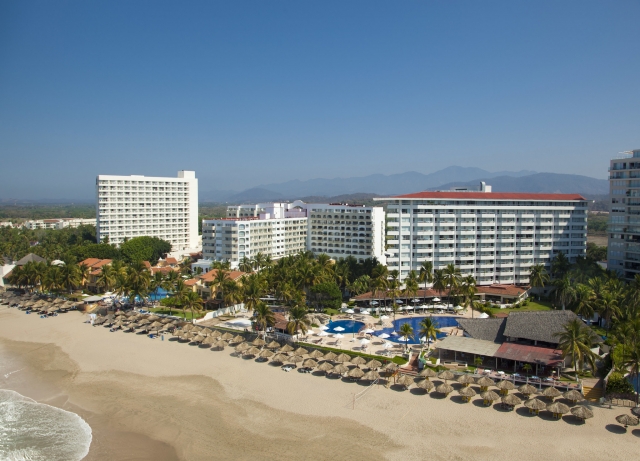 Vista hacia los hoteles