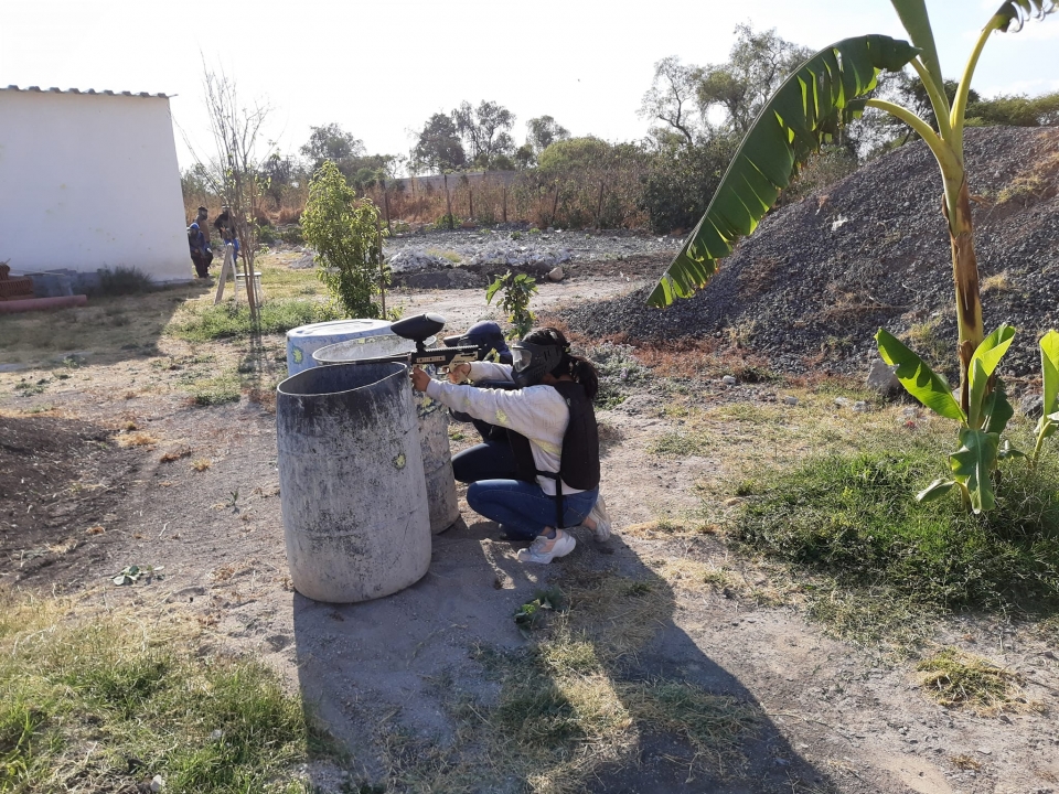 Practicando la puntería