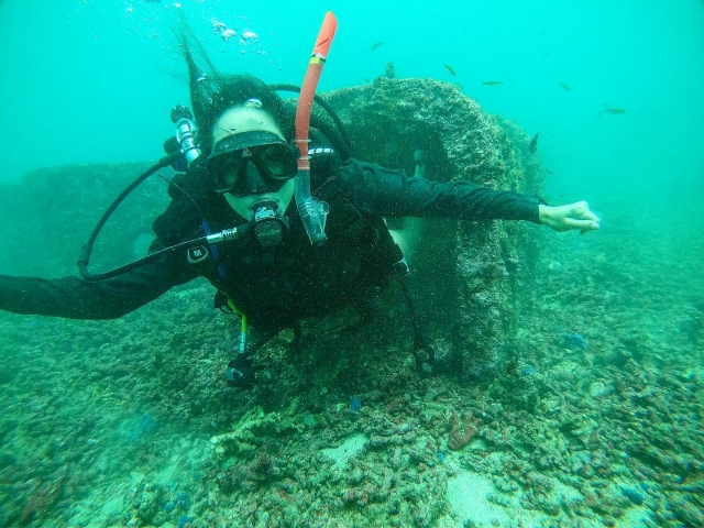 Inmersion de buceo en el golfo