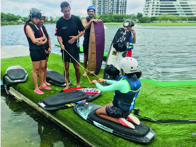 Practicando en kneeboard