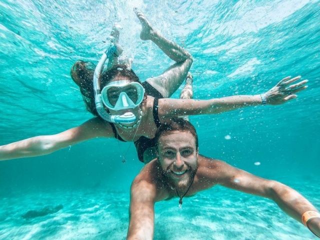 Snorkel en la isla