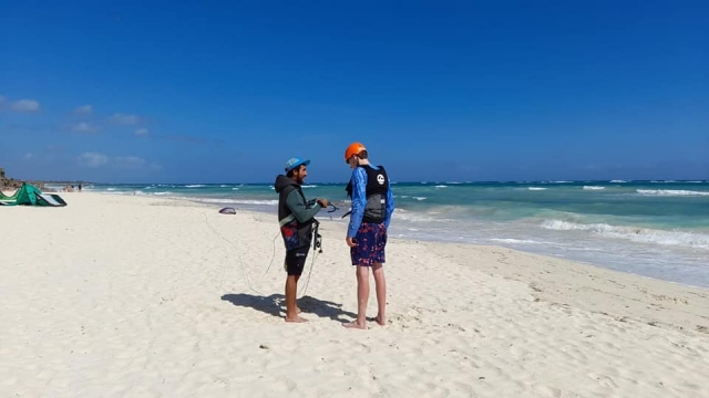 Explicando uso del equipo