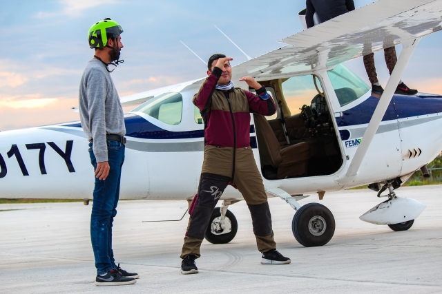 Avioneta para paracaidismo