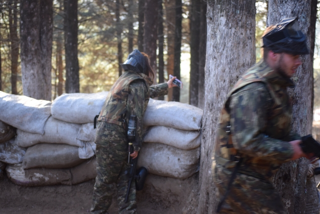 Paintball en el bosque