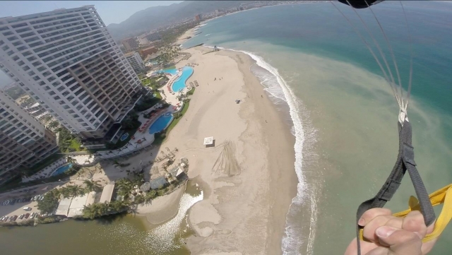 Aterrizando en la playa