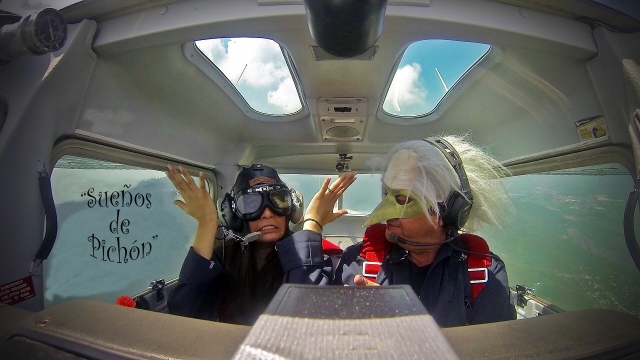 Volando con piloto profeisonal