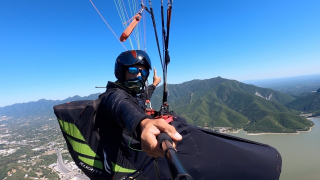 Parapentista experto