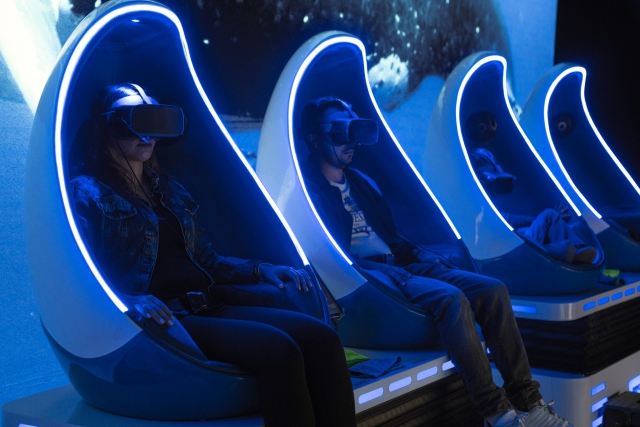 Vive la aventura de realidad virtual en el acuario