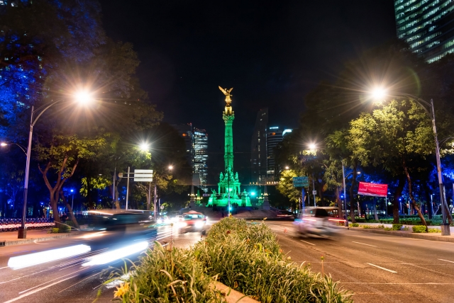Reforma y angel de la Independencia