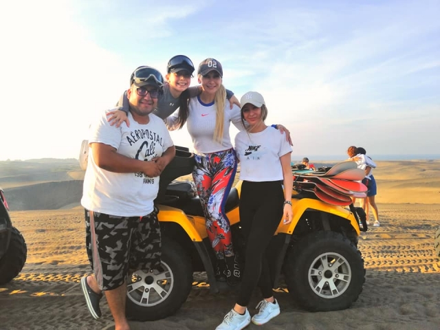 Quad en familia