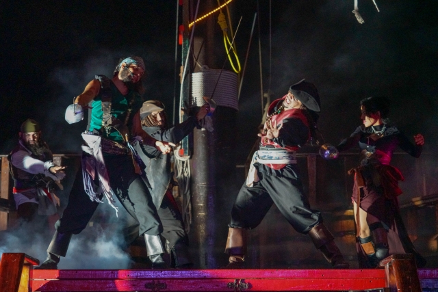 Espectáculo con piratas