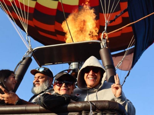 Viaje en aerostático