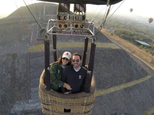 Globo aerostático para dos personas