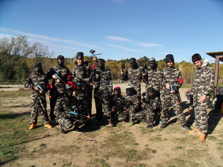 Team building con paintball en Caldes de Montbui desde 29€