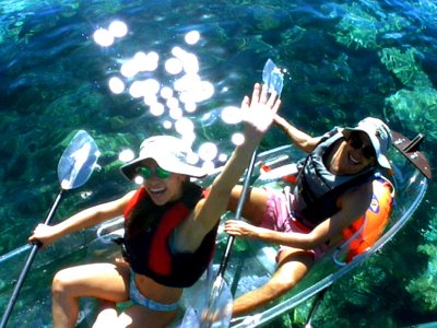 Kayak Transparente - PACK ROMÁNTICO