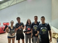 Jugadores de laser tag