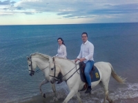 Paseo a caballo en la playa de Gandía 2 horas