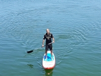 Haciendo paddle surf