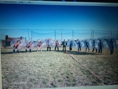 Partida de bubble soccer en Sevilla, 1 hora