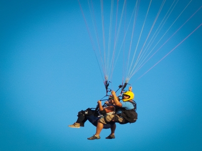 Parapente de dois lugares do Farol de Santa Pola 20 min